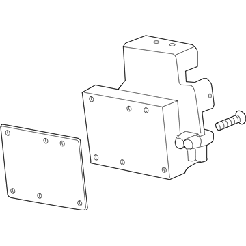 Hummer ABS Control Module - 25928348