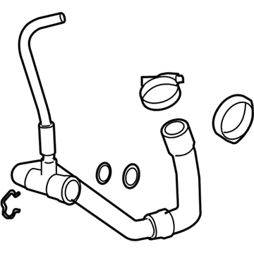 GM 19351811 Radiator Outlet Hose Assembly