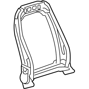 GM 13580631 Frame Assembly, Front Seat Back Cushion