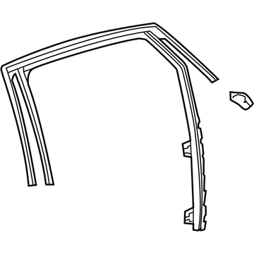 GM 22994496 Weatherstrip Assembly, Rear Side Door Window