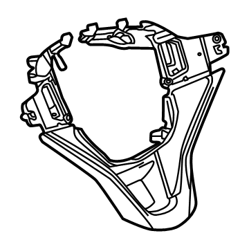 GM 84781102 Applique Assembly, Strg Whl Tr Spoke Cvr *Linear Marquy