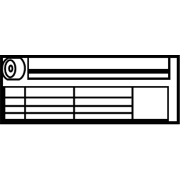 Buick 19206430 Tire Info Label