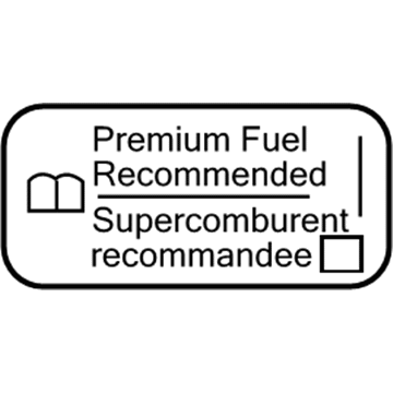 Buick 84089671 Fuel Label