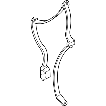 Chevy 88895072 Retractor Assembly