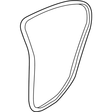 GM 92200769 Weatherstrip, Rear Side Door