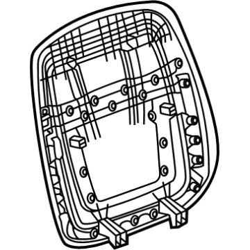 Cadillac 84812728 Seat Back Panel