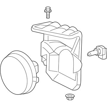 GMC 15776380 Fog Lamp Assembly