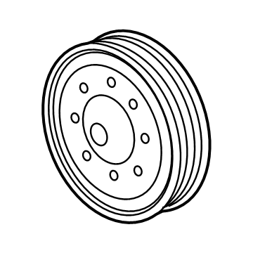 Chevy 12652047 Pulley