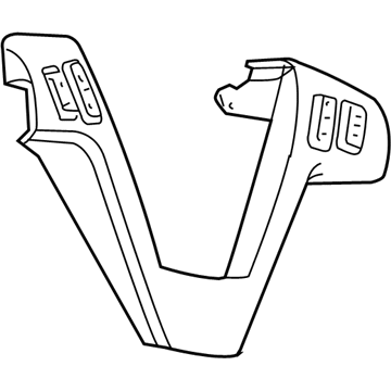 GM 25830749 Switch Assembly, Radio Control *Dark Satn Nkl