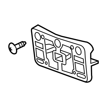 GM 84556845 Bracket Assembly, Front Lic Plt