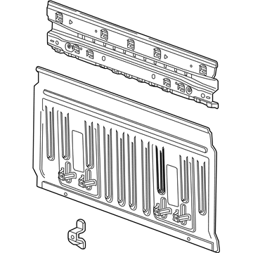 GMC 23290401 Back Panel