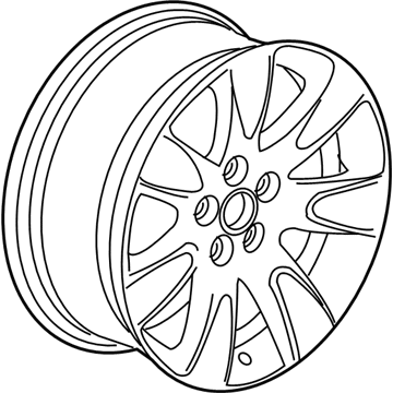 Buick 9598631 Wheel, Alloy