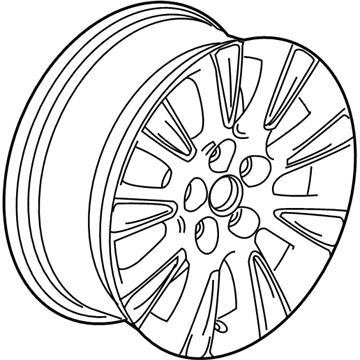 Buick 9598756 Wheel, Alloy