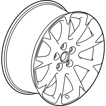 Buick 22757211 Wheel, Alloy