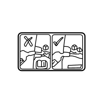 Chevy 84089673 Fuel Label