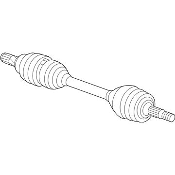 GM 39001239 Front Driver Side Half, Shaft Assembly