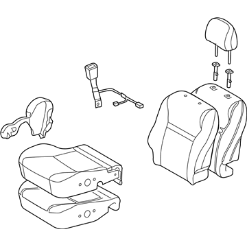 Pontiac 19185013 Seat Assembly