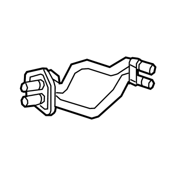 GM 84435787 Pipe Assembly, Htr Inl & Otlt