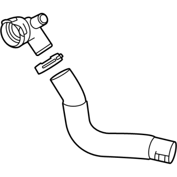 Chevy Trailblazer Cooling Hose - 42731774