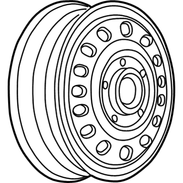 Buick 9592808 Wheel, Steel