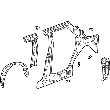 Buick 88955387 Inner Panel