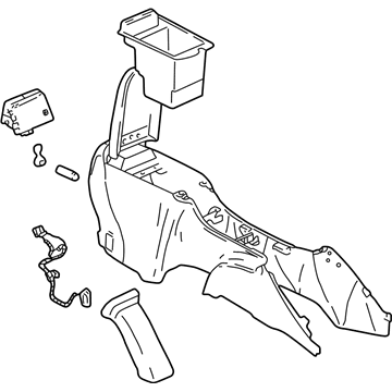 Oldsmobile 15115830 Console Assembly