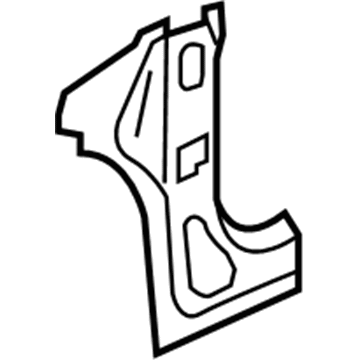 Pontiac 15806443 Inner Hinge Pillar