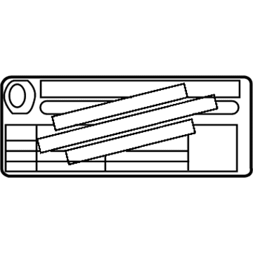 Chevy 20887392 Info Label