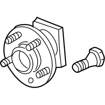 Oldsmobile 7470555 Hub Assembly