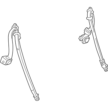 Oldsmobile 89023943 Belt & Retractor