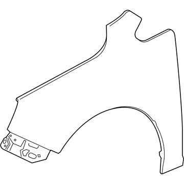 GM 22905632 Fender, Front (Lh)