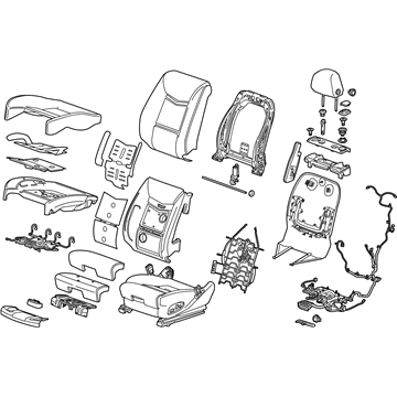 Cadillac 23129386 Seat Assembly