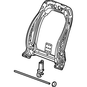 Cadillac 13578621 Seat Back Frame