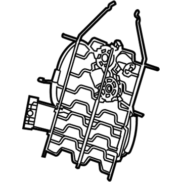 Cadillac 84372824 Lumbar Support