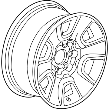 GMC 20942022 Wheel, Alloy