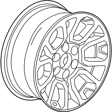 GMC 22815067 Wheel, Alloy