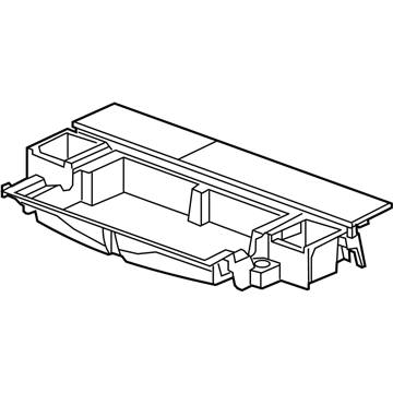 GM 22944120 Trim Assembly, Rear Compartment Floor Panel Front *Titanium