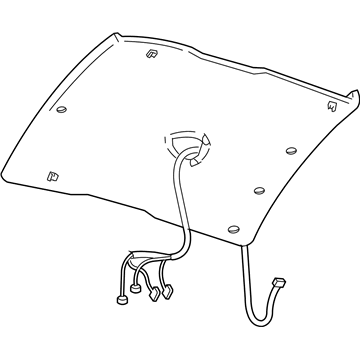 GM 22619701 Panel Assembly, Headlining Trim *Shale