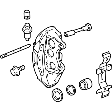 2012 Cadillac CTS Brake Calipers - 25912477