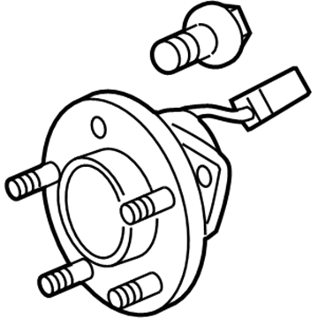 Cadillac 25954415 Hub & Bearing