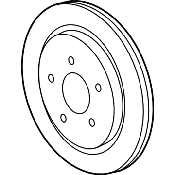 GM 20808622 Rear Brake Rotor Assembly