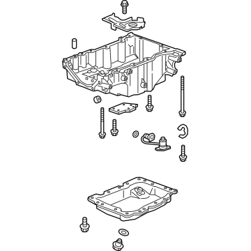 Buick 28289985 Upper Oil Pan