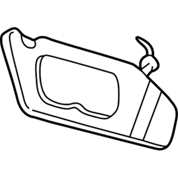 Oldsmobile 15783922 Sunvisor