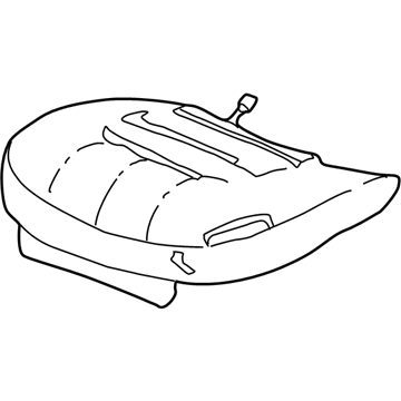 GM 12493485 COVER, Front Seat Cushion