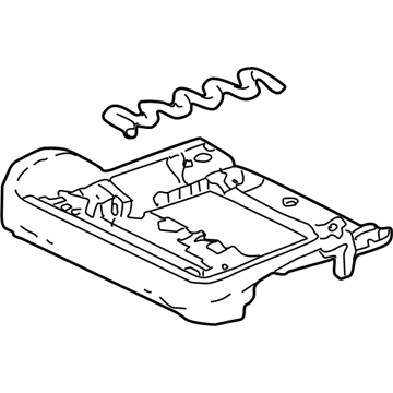 GM 12456726 Frame Asm,Passenger Seat Cushion