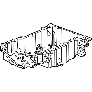 Cadillac 12676336 Oil Pan