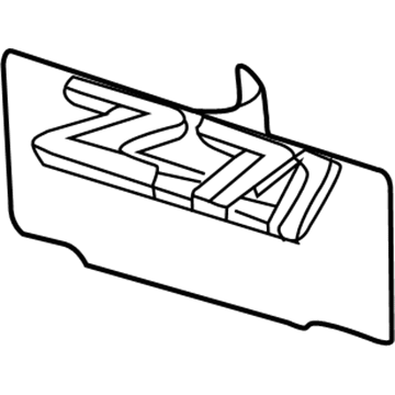 GM 15707442 Decal, Pick Up Box Side Rear Z71