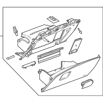 Buick 23505605 Glove Box Assembly