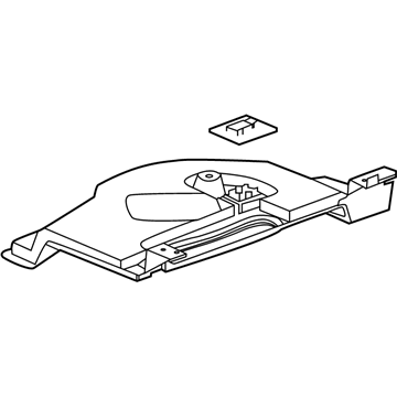 GM 84293187 Insulator Assembly, Instrument Panel Lower Trim Panel *Black