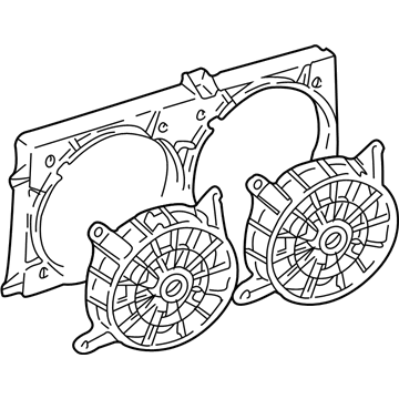 Pontiac 88957397 Fan Shroud